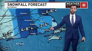 Snow intensity ramps up for some Saturday afternoon
