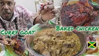 POV a Jamaican cooking Curry Goat & Baked Chicken for Christmas 🎄 