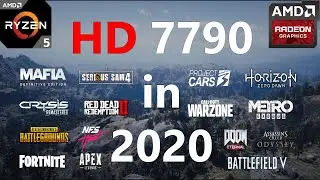 HD 7790 Test in 20 Games in 2020