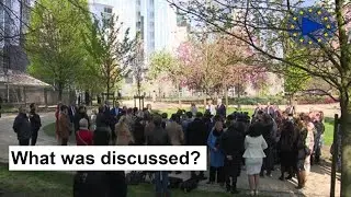 Roberta Metsola & Petr Pavel in Brussels: European Parliament Arrival & Welcome