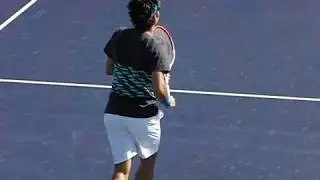 Roger Federer Forehand and Backhand (Close-Up) in Slow Motion