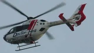 中日本航空ドクターヘリJA116D（Eurocopter EC135P2 ※ADS-Bなし）前で脇で後ろで旋回しながら家の真上を繰り返し通過⑥2025年12月23日（火）【2か月8日ぶり】【25分】