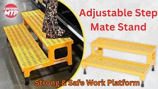 Adjustable Stepmate Stands | Versatile Worker Platforms for Any Workspace | Certified MTP