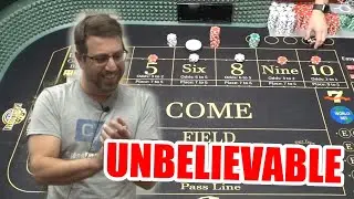 🔥I CAN'T BELIEVE IT🔥 30 Roll Craps Challenge - WIN BIG or BUST #478