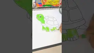 Tortoise drawing 🐢 #art #drawing #tortoise #youtubeshorts