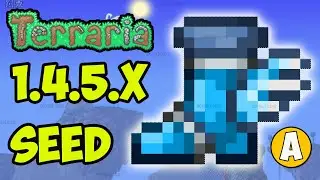 Terraria how to get FLURRY BOOTS fast (NEW SEED for 1.4.5.4) (2026)
