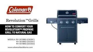 How to Convert from Propane to Natural Gas | Coleman® Revolution™ Series Grills
