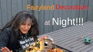 Fairyland Garden Decoration Night Time Effect