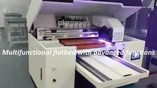 🔥 Multifunctional Hybrid UV Digital Inkjet Printer Demo | Full Color Printing |