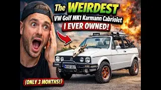 The Weirdest VW Golf MK1 Karmann Cabriolet I Ever Owned Only 3 Months!I