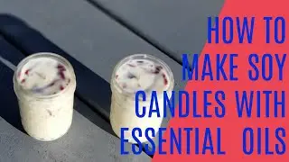 Easy Beginner Friendly How To Make Soy Wax Candles at Home with Essential Oils - Rose