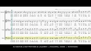Au c&oelig;ur de la nuit profonde (B. Lallement - J. Roucairol) - Basse