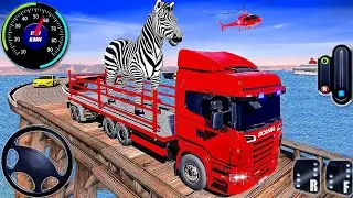 US Animal Truck Driving Transport Simulator - Real Farm Cargo Zoo Transporter - Android GamePlay