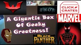 Click Crates Ultimate Mega Crate 9.0 Unboxing - A Massive &pound;100 Box With Five Huge Items! Awesome