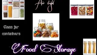 Airtight Glass Jar Container/Food Storage/Amazon
