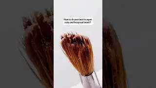Do you know HOW TO repair ACRYLIC NAIL BRUSH? #nails