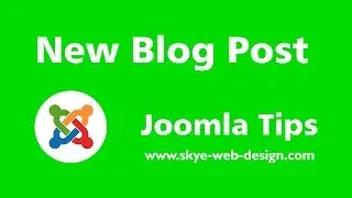 New Blog Article | Joomla Tips