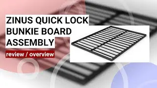 ZINUS Quick Lock Bunkie Board Review: Easy Assembly & Sturdy Support