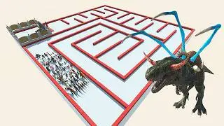 ESCAPE FROM ALIEN T-REX - ARBS - Animal Revolt Battle Simulator