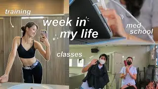 week in my life: balancing med school + sports 😰📚🩺