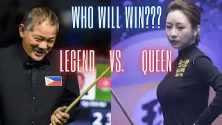 Legend vs Queen!! Efren Reyes vs Pan Xiaoting 9 Ball Match #pool #billiards #beauty