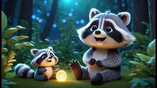 El Mapache Travieso Escondi&oacute; la Luz Nocturna | Canciones Infantiles y Rimas para Ni&ntilde;os