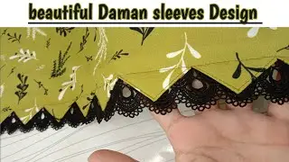 beautiful Daman sleeves Design cutting & Stitching|| cutwork Daman design
