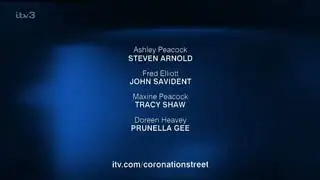 Coronation Street 10 January 2003 Credits