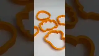 Halloween Cookie Cutters #cookiecutter #3dprinting #satisfying #halloweencookies #cookiecutters