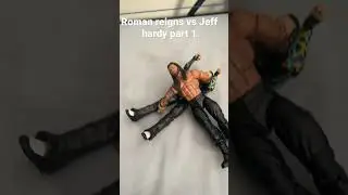 Roman reigns vs Jeff hardy #wwe #wweactionfigures #romanreigns