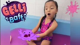 💜 Jugando en la ba&ntilde;era con gelli baff / Playing in the bathtub with gelli baff
