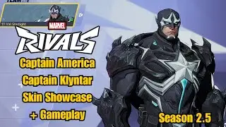 Captain America | Captain Klyntar Skin Showcase | Marvel Rivals Gameplay | Season 2.5