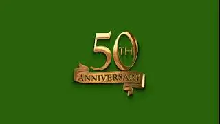 50th Anniversary Title Green Screen 4k Download FREE