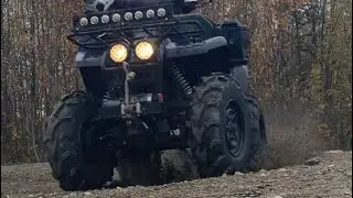 Yamaha Wolverine 350 4x4 riding in Alaska