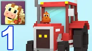 Blocky Farm - Gameplay Walkthrough Part 1 (iOS, Android) | World of Gameplays