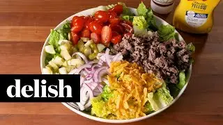 Big Mac Cheeseburger Salad | Delish