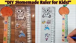 DIY Homemade Ruler for Kids | Easy Math Craft | Zero-Cost School Supply | @HubofkidsPs LIVE