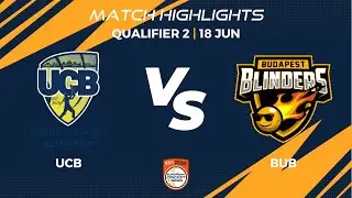 Qualifier 2 - UCB vs BUB | Highlights | FanCode ECS Hungary, 2022 Day 6 | ECS22.311