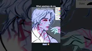 Which emotions I feel the most? #art #ocs #digitalart #emotions #procreate #artist #ytshorts #fyp