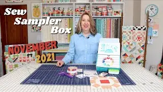 November 2021 Sew Sampler Box with Bright Side Quilt Block #8