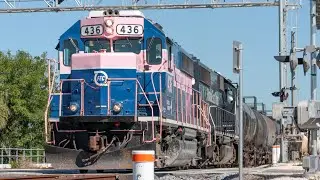 Brightline + Florida East Coast @ Michigan Ave, FL w/ Breast Cancer Awareness Wrap!