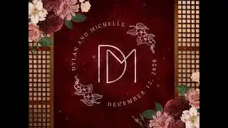 Dylan & Michelle Wedding Backdrop | Filipino-Inspired Modern Monogram LED Animation