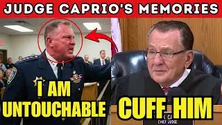 Corrupt Police Chief Says 'Laws Don't Apply to Me' &mdash; Judge Caprio APPLIES Maximum Penalty