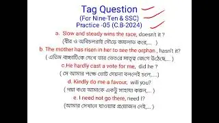 Making Tag Questions. @SpokenEnglish-ABC