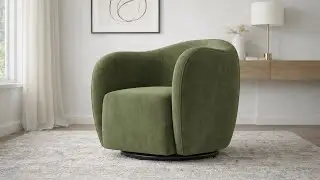 One Chair. One Color. A Whole New Room. Vesper Swivel Chair | Mid in Mod