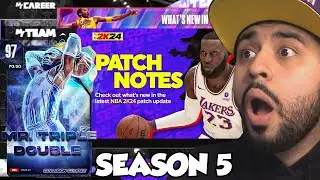 New Season 5 Patch Update SUCKS But New Free Rewards and Free Galaxy Opals Coming?! NBA 2K24 MyTeam