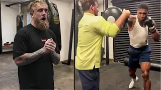 Jake Paul SHOCKED Watching Anthony Joshua Unleash MONSTER Power in Camp