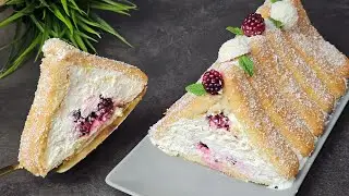 SENZA COTTURA ! SI SCIOGLIE IN BOCCA, Dolce di natale 🎄 in 10 minuti! incredibilmente delizioso 😋