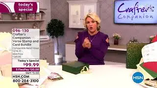 Crafter's Companion Verse Stamp and Card Bundle AutoShip