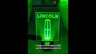 custom made car acrylic night lamp